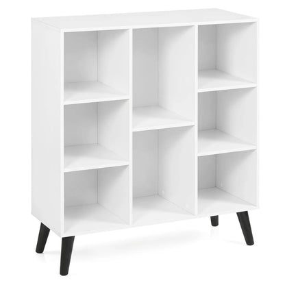 8-Cube Bookcase With Raised Support Legs