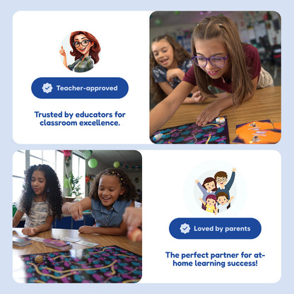 Grades 1-2 Readiness Backpack; teacher-approved badge and kids playing on Tampa Home & Garden Store