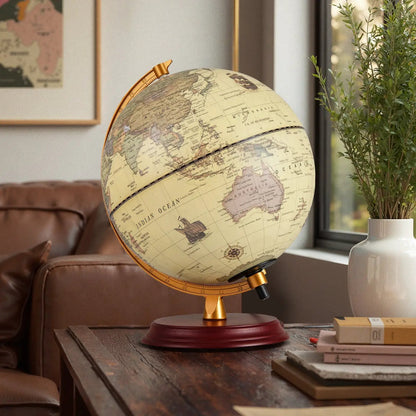8 Inch Illuminated Globe Night Light with Stand