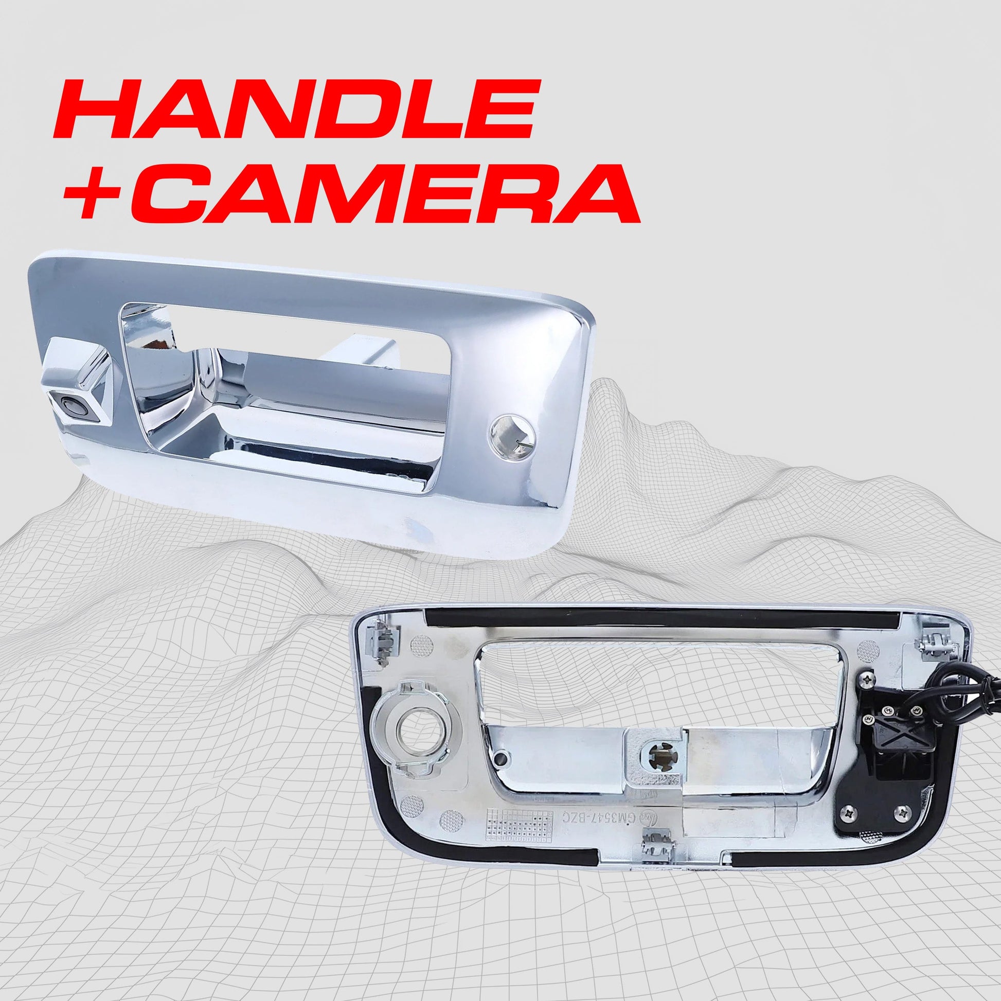 Chrome tailgate handle with backup camera for Silverado/Sierra 2007–2014 Master Tailgaters on Tampa Home & Garden Store