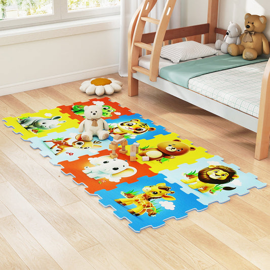 8-Piece Educational Animal Interlocking Baby Play Mat - Tampa Home & Garden Store
