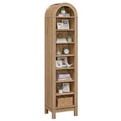 Modern Arch Bookshelf with 3 Adjustable Shelves