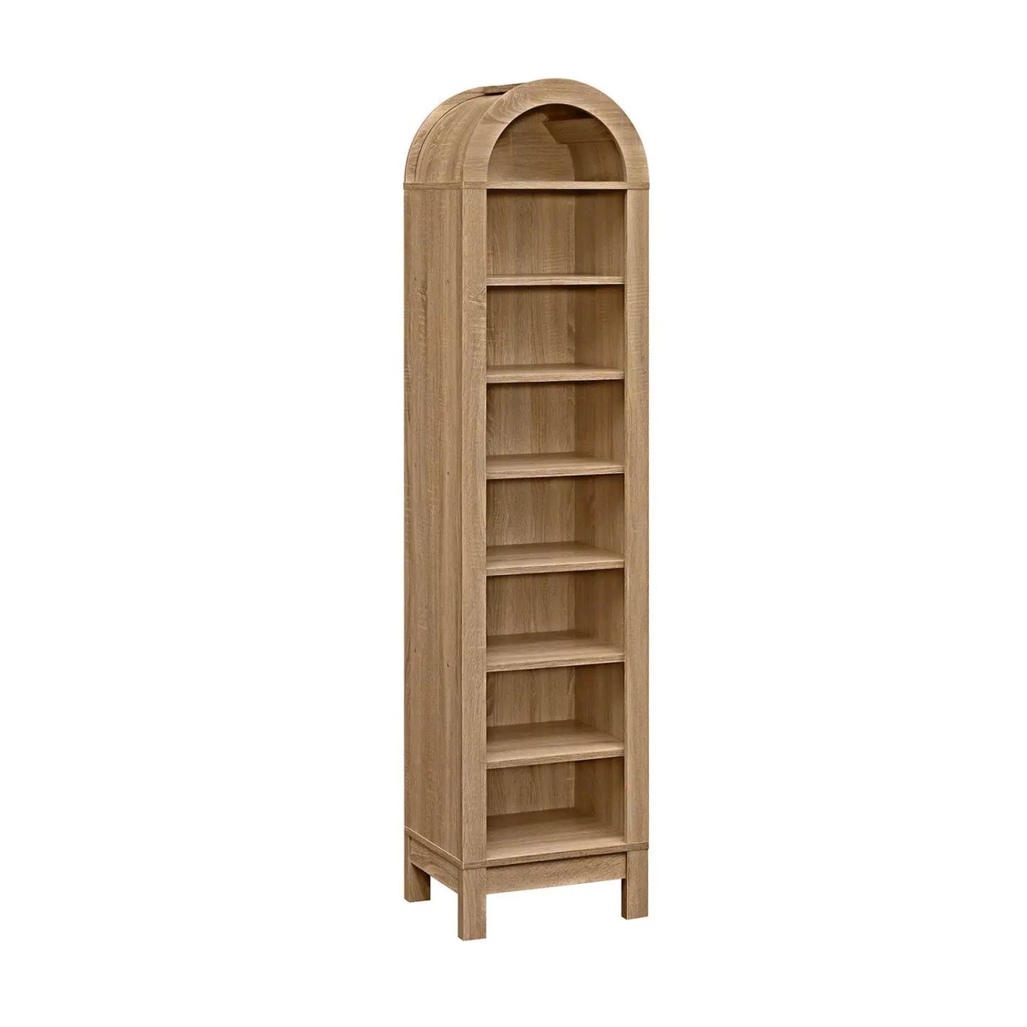 Modern Arch Bookshelf with 3 Adjustable Shelves