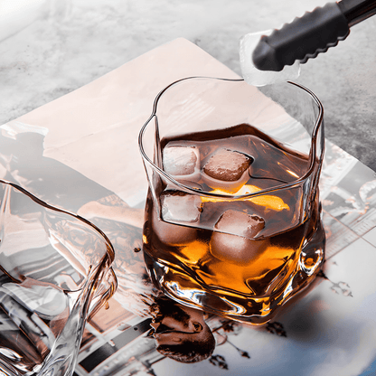 Hoshi Handcrafted Crystal Whisky Glass with Grip