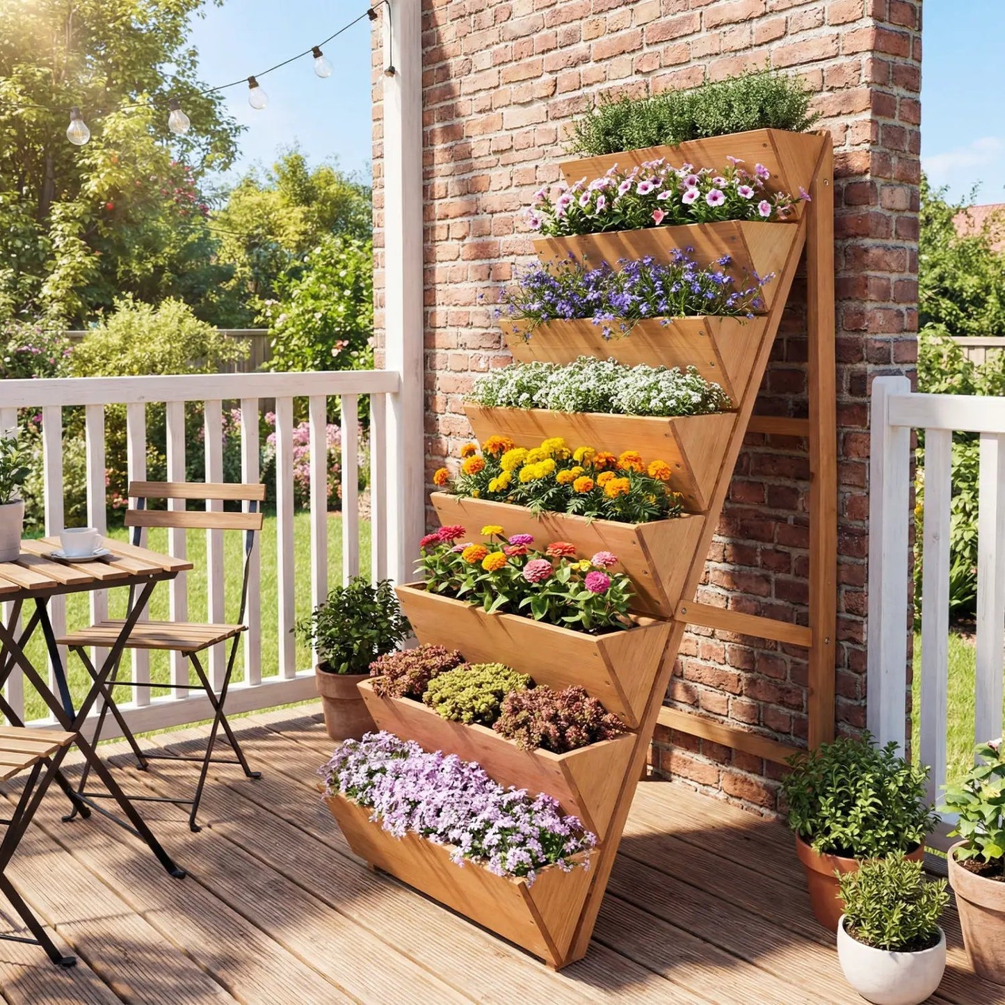 8 Tier Vertical Raised Garden Bed with Legs