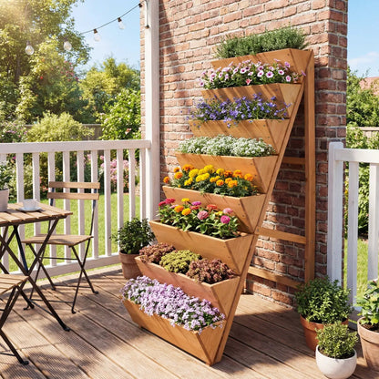 8 Tier Vertical Raised Garden Bed with Legs