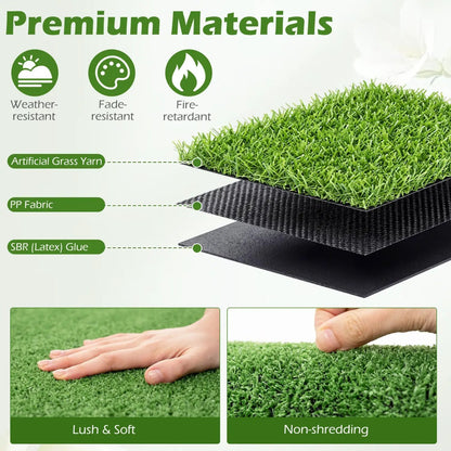 Artificial Turf Rug With 0.3 Inch Pile Height