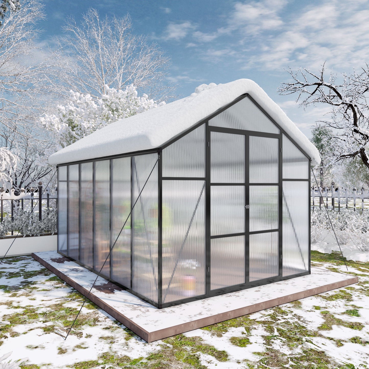 Windproof and All Season Garden Greenhouse