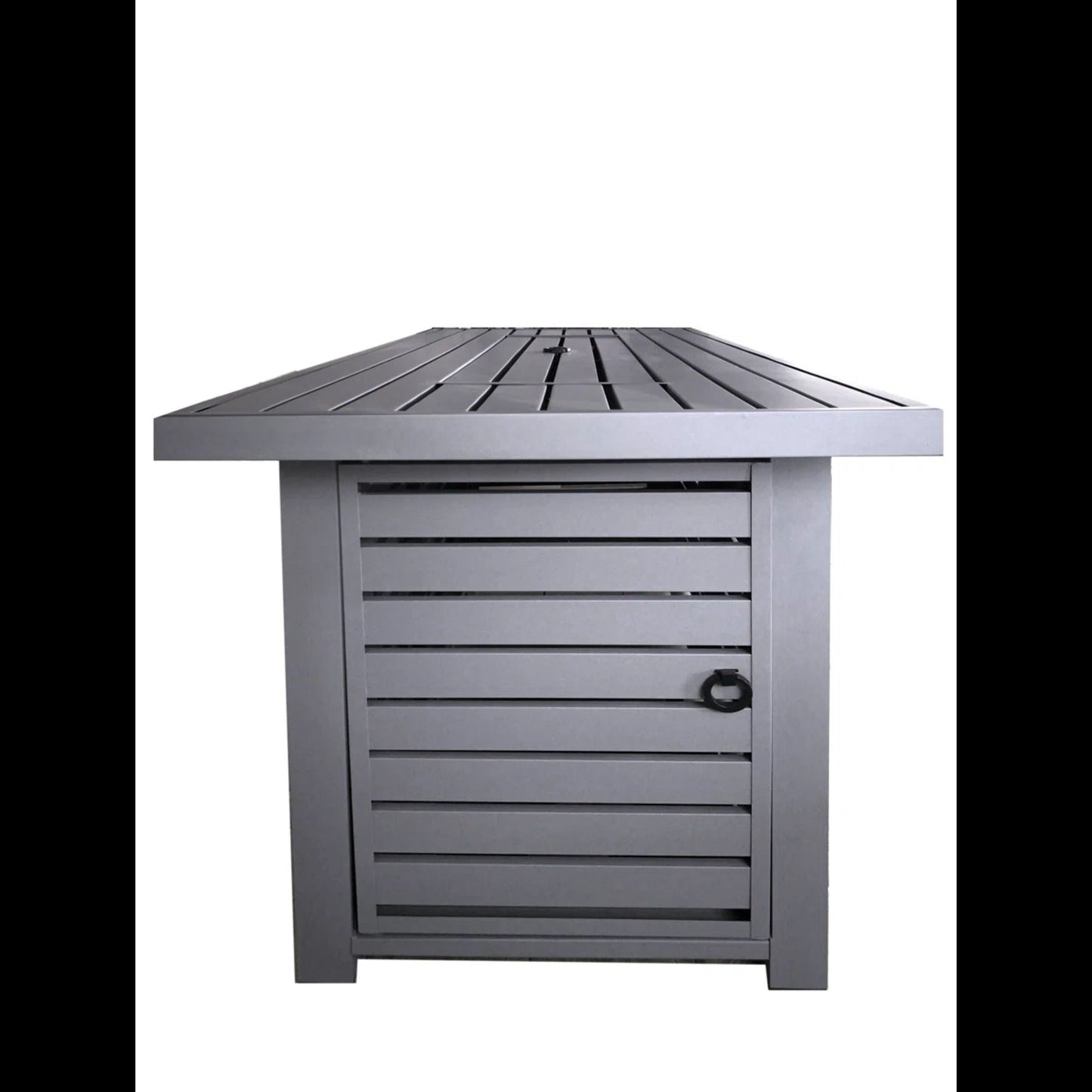 Propane or Gas Outdoor Fire Pit Table With Lid