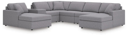 Modmax Sectional in Granite Performance Fabric