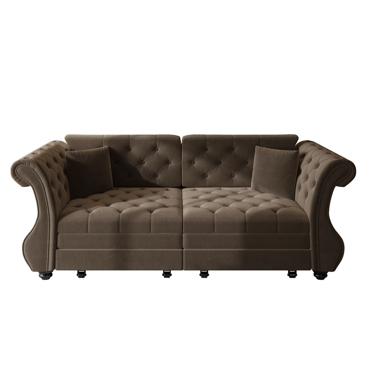 Oversized Chesterfield Sofa and a Pull Out Bed