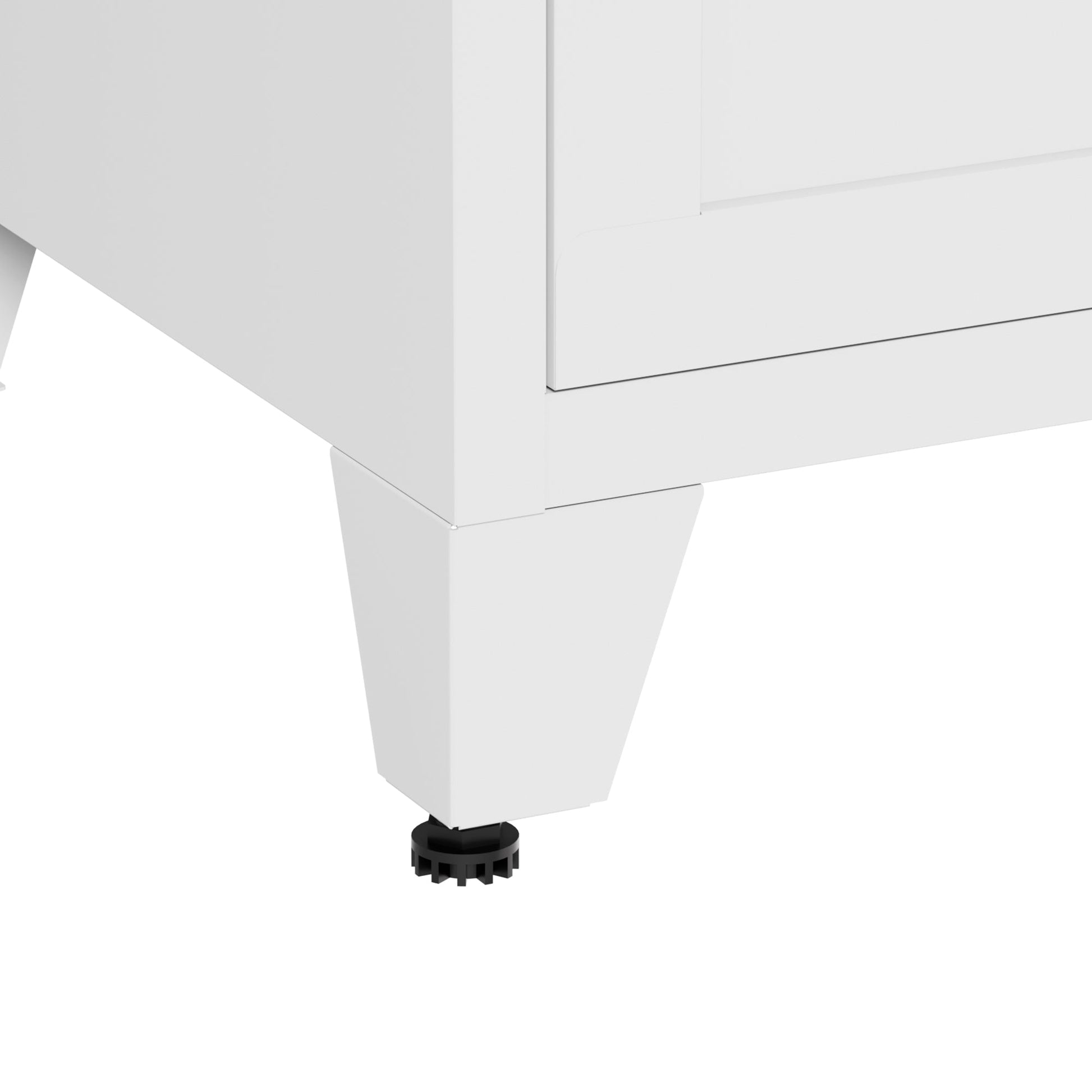 9-drawer white metal dresser with quiet-glide rails by HouseOfZazla on Tampa Home & Garden Store