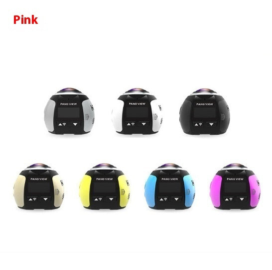 VR virtual reality cameras set of seven Pano View action cameras in assorted colors on Tampa Home & Garden Store
