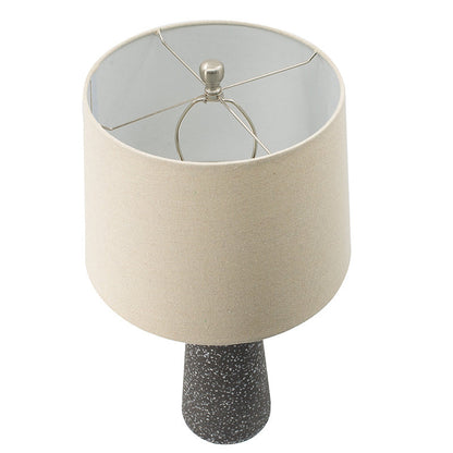 Artisan multicolor glass table lamp with beige shade and speckled base by HouseOfZazla on Tampa Home & Garden Store