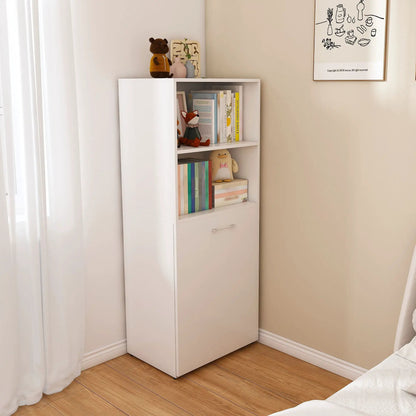 Stretchable Office Desk with Shelves and Wheels