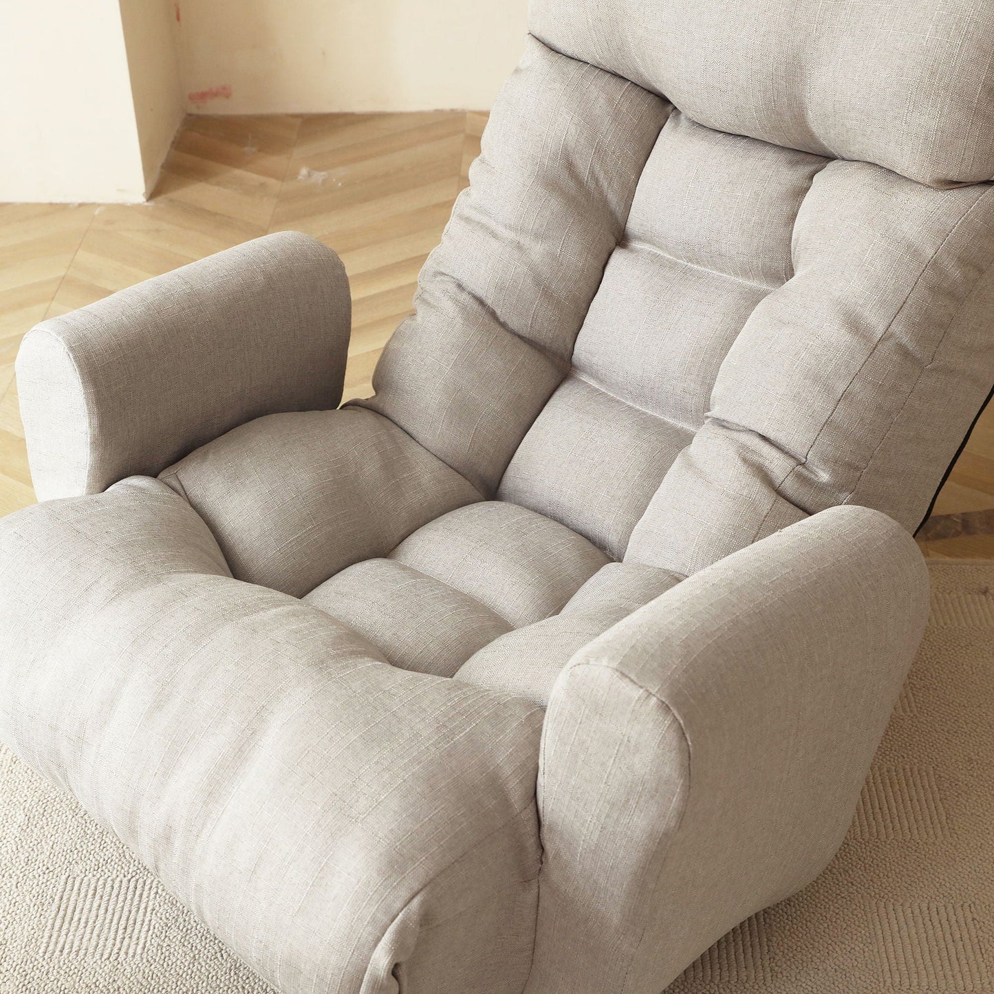 Modern Metal Frame and Swivel Lounge Chair