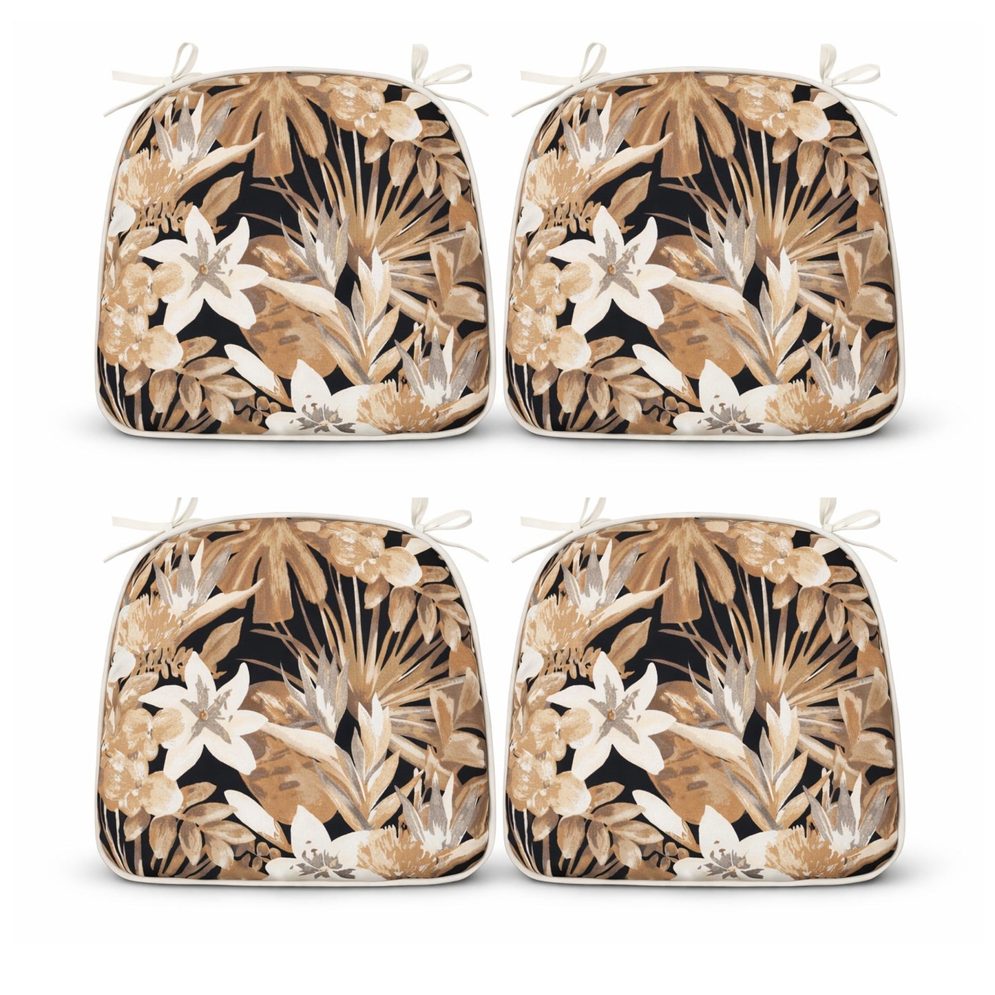 Outdoor Patio Chair Cushions and Thick Foam Set