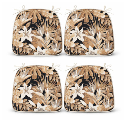 Outdoor Patio Chair Cushions and Thick Foam Set