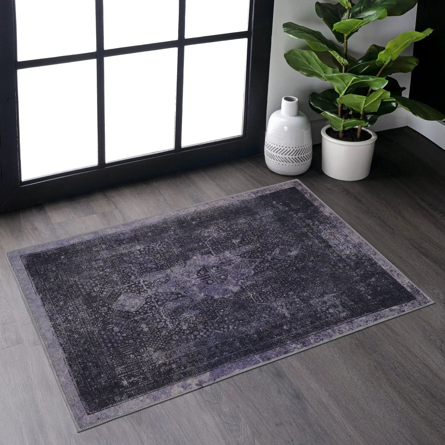 Maval Washable Area Rug and Everyday Durable