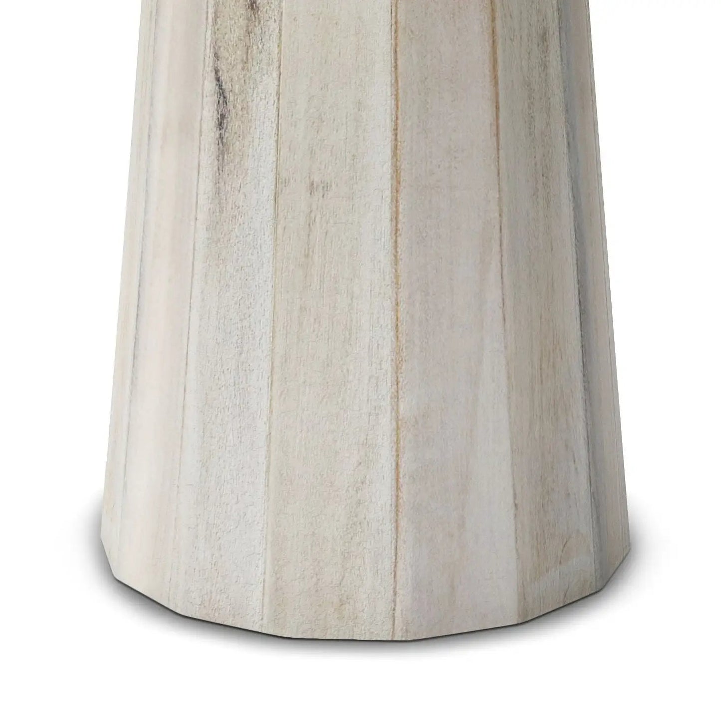 Dayton handcrafted wooden accent table leg in whitewash finish Unique Piece Furniture on Tampa Home & Garden Store