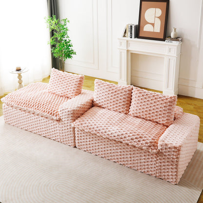 Modular Convertible Sofa and Twin Chaise Lounge