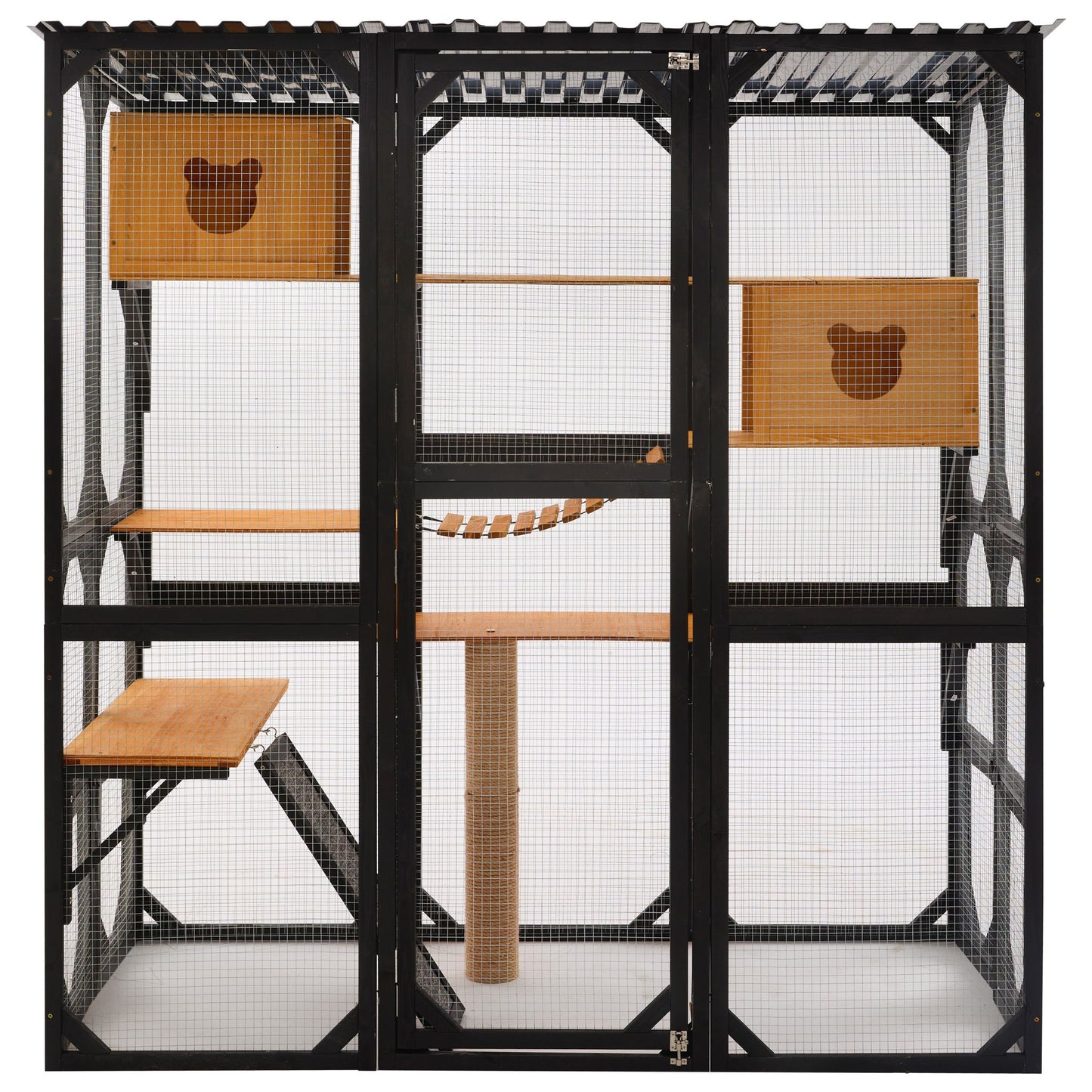 Multi Level Outdoor Cat Enclosure and Platform