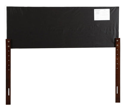 Panel Headboard with Faux Jewel Button Tufting