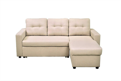 Convertible L Shaped Sectional Sleeper Sofa Bed