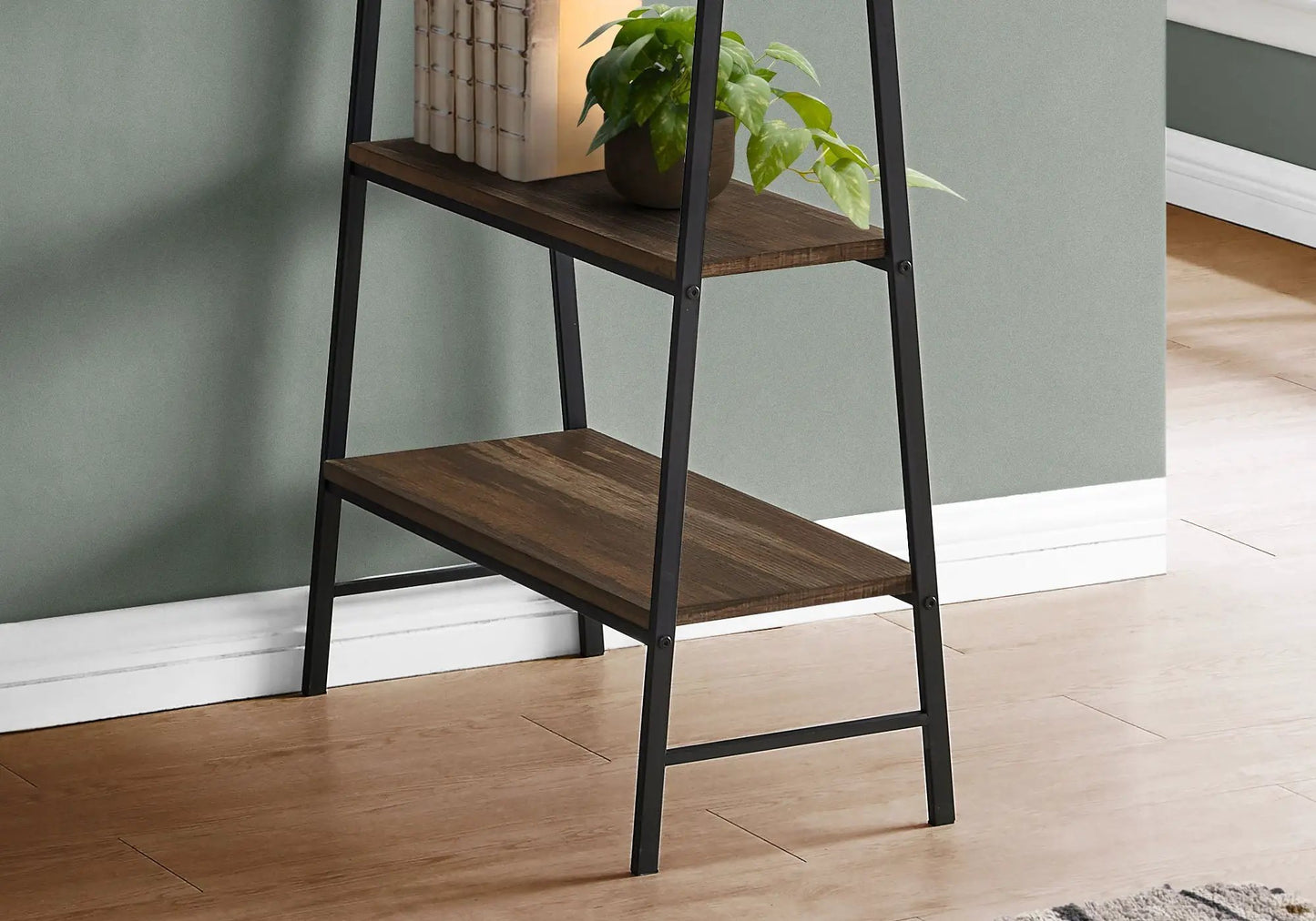 Industrial Computer Desk with Shelves for Home