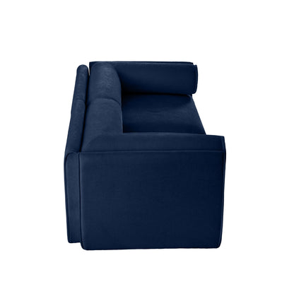 Modern Sofa with Storage and Cylindrical Backrest