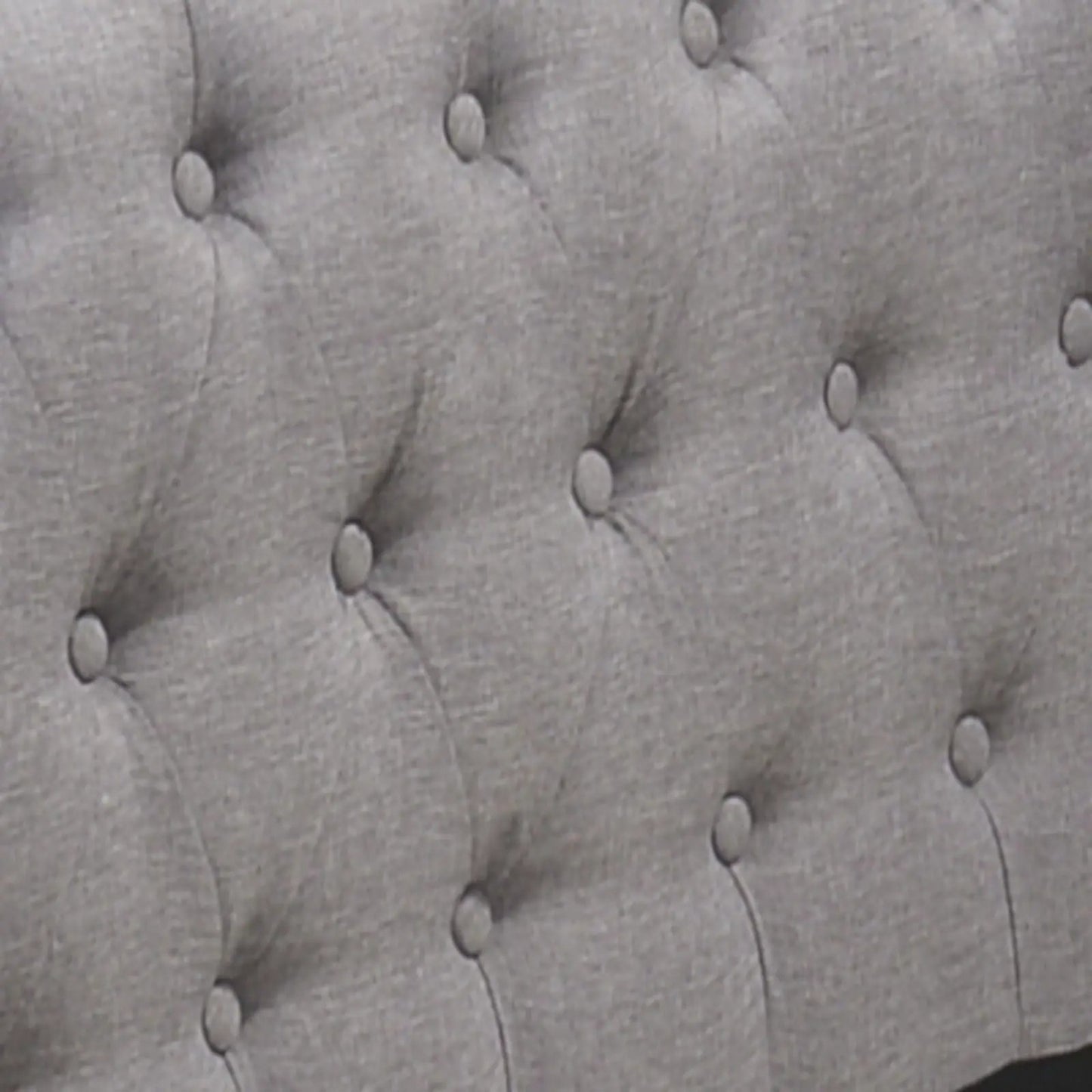 Justice twin daybed smoke gray upholstery with button tufting on Tampa Home & Garden Store