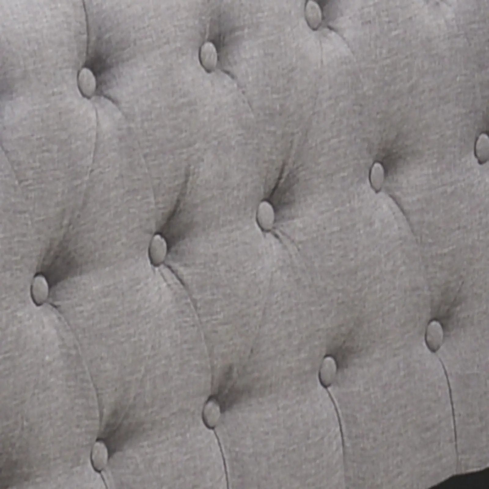Justice twin daybed smoke gray upholstery with button tufting on Tampa Home & Garden Store