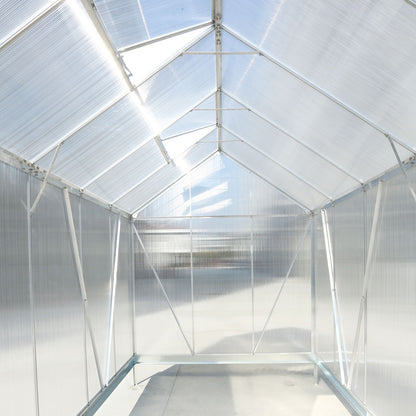 Heavy Duty Polycarbonate Greenhouse Kit and Door
