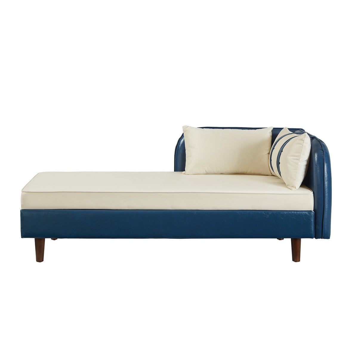 65 Inch Storage Chaise Lounge Sofa and Velvet