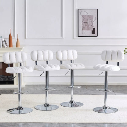 Adjustable Bar Stools With Footrest For Island