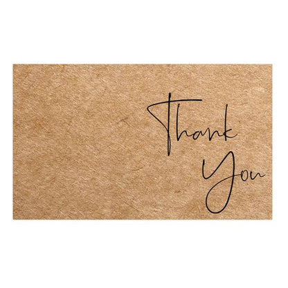 English Holiday Thank You Card for Do It Yourself