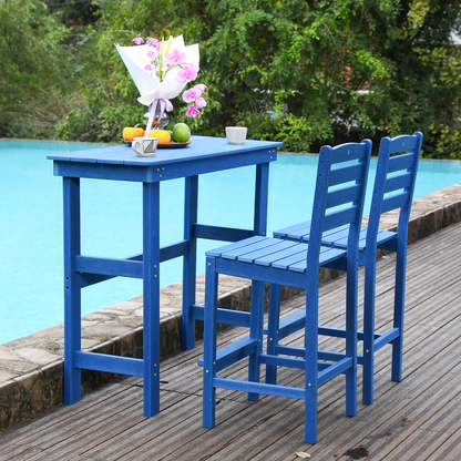 Heavy Duty HDPE Outdoor Dining and Bar Table