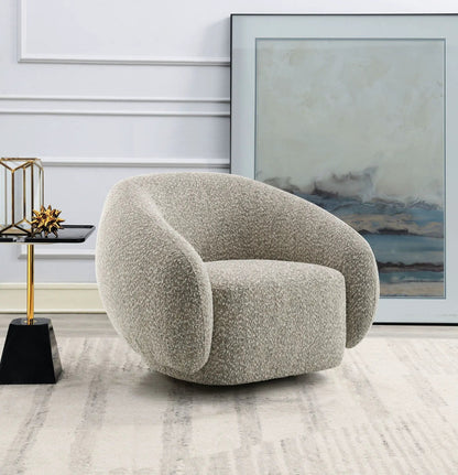 Isabel Chair Bouclé Upholstery with Swivel Base