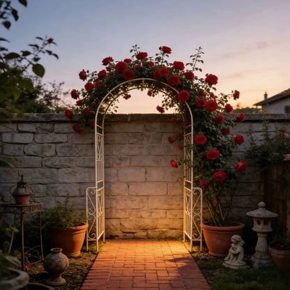 Metal Garden Arch Trellis for Climbing Roses