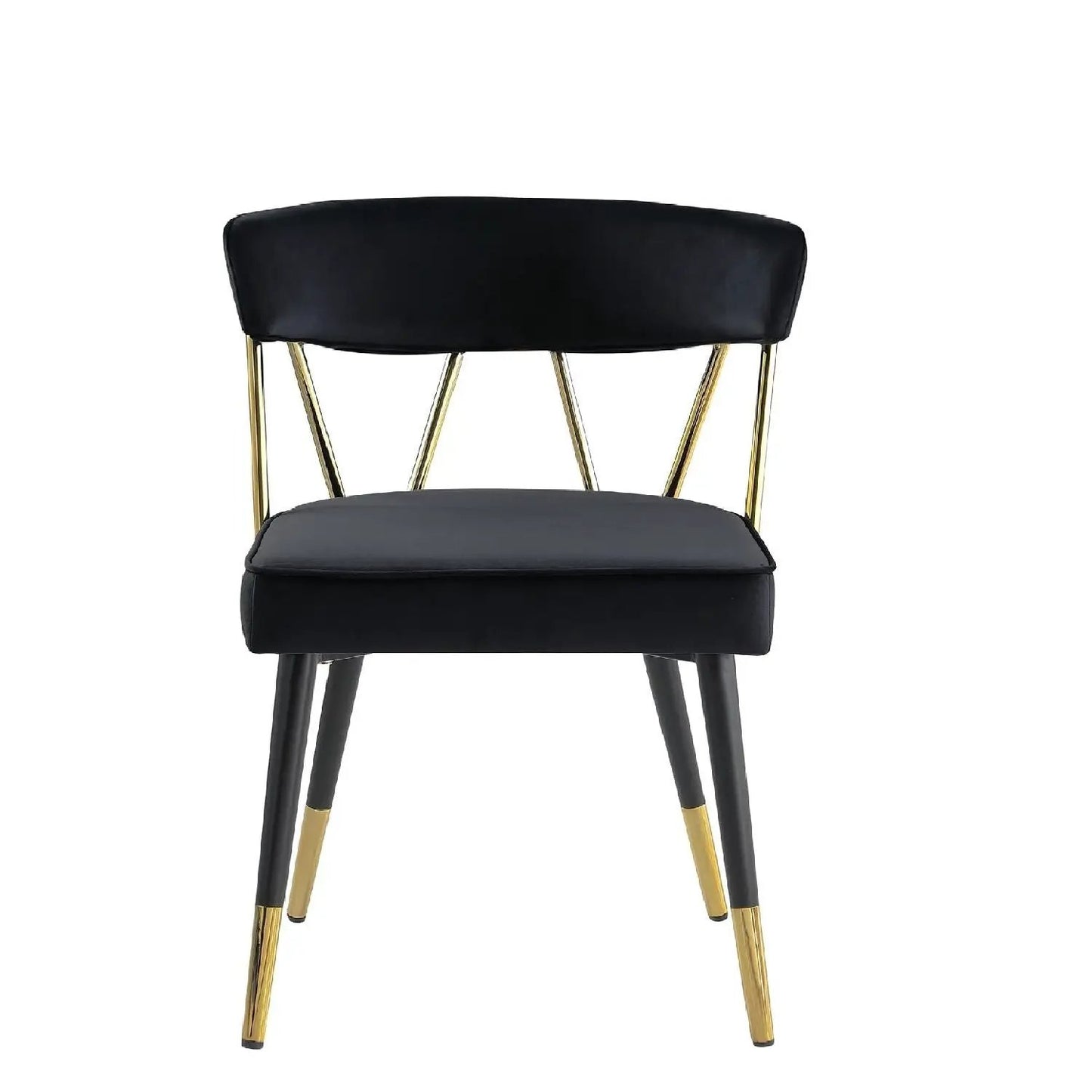 Glam Dining Chairs Set of Two Modern Luxury