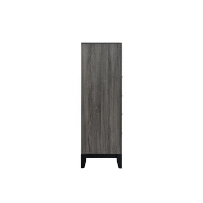5 Drawer Dovetail Chest gray/white wood grain by HouseOfZazla, accent chest on Tampa Home & Garden Store