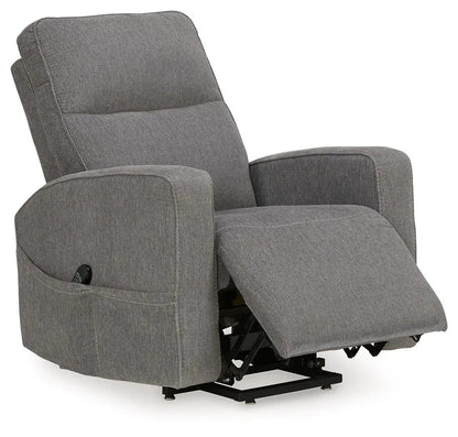 Starganza power lift recliner in gray fabric by Unique Piece Furniture on Tampa Home & Garden Store