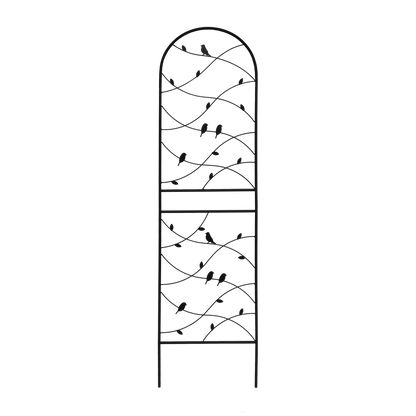 Two Rustproof Metal Garden Trellis and Supports