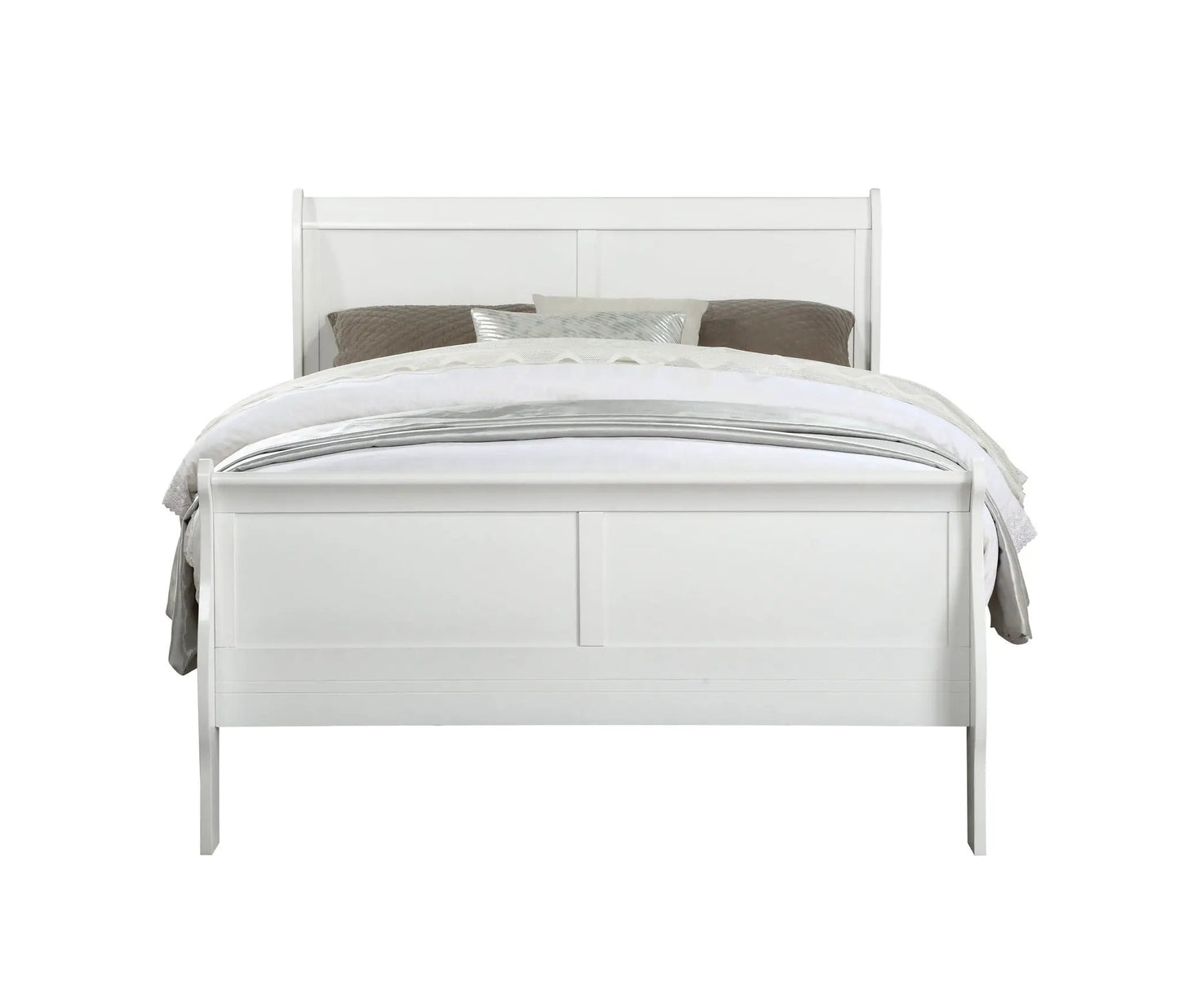 Louis Philippe Sleigh Style Bed Timeless Finish