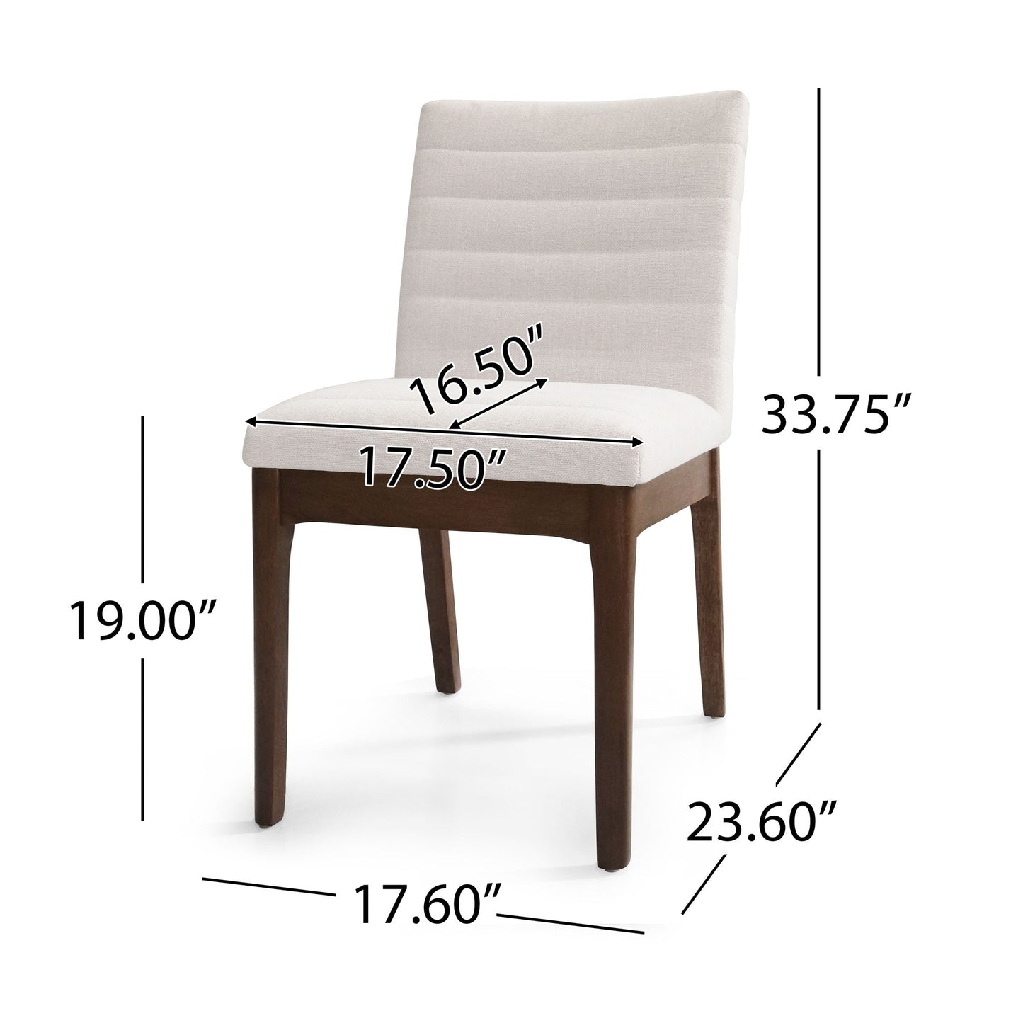 Upholstered dining chairs set of 2 for kids, cream fabric, rubber legs, HouseOfZazla on Tampa Home & Garden Store