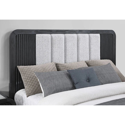 Beverly Bed With Fluted Detailing and Low Profile