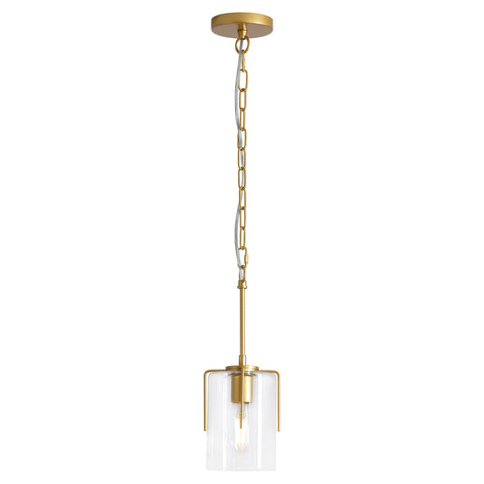 Adjustable Pendant Lighting with Wood Grain