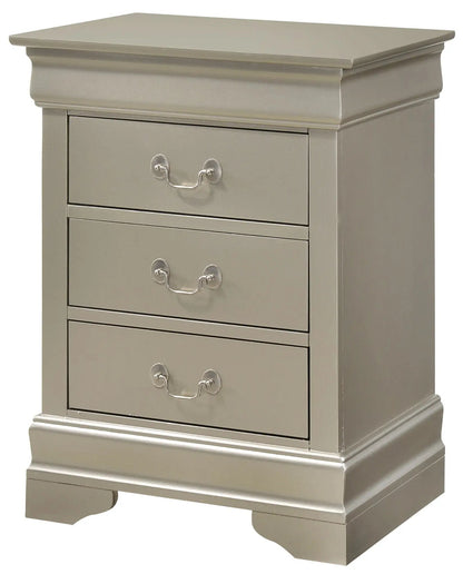 Louis Philippe Nightstand in Wood Veneer