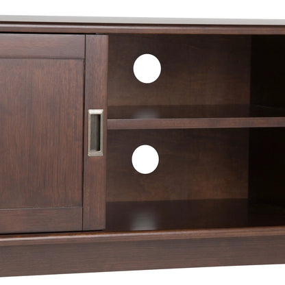 Draper Handcrafted Mid Century Low TV Media Stand