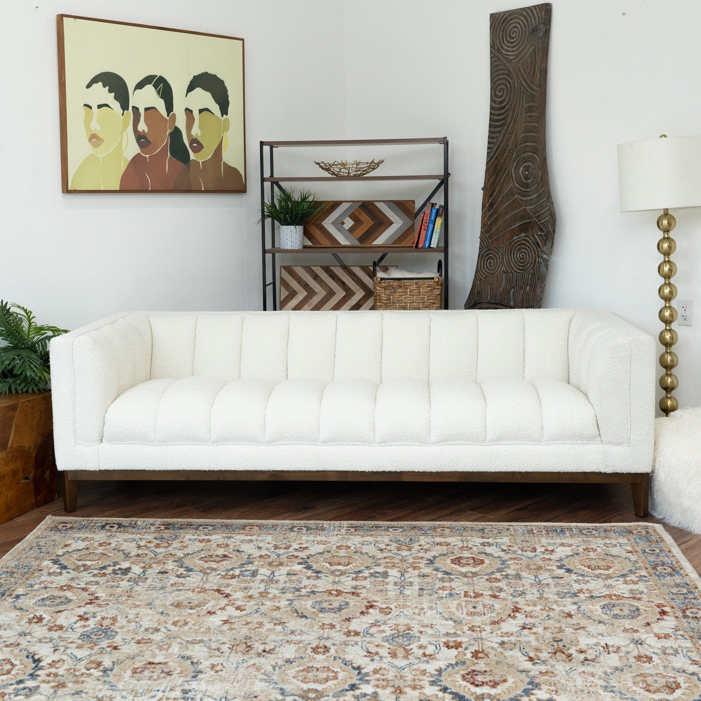 Melissa Luxurious Mid Century Modern Sofa